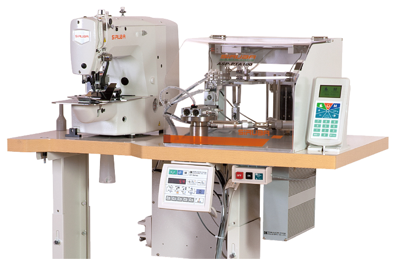 ASP-PTA100 Máy đính mác giấy tự động cho lưng quần Siruba