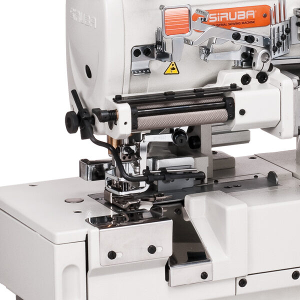 Máy trần đè Siruba F007K dòng F6 gắn dây thun / dây thun ren kèm dao xén phải