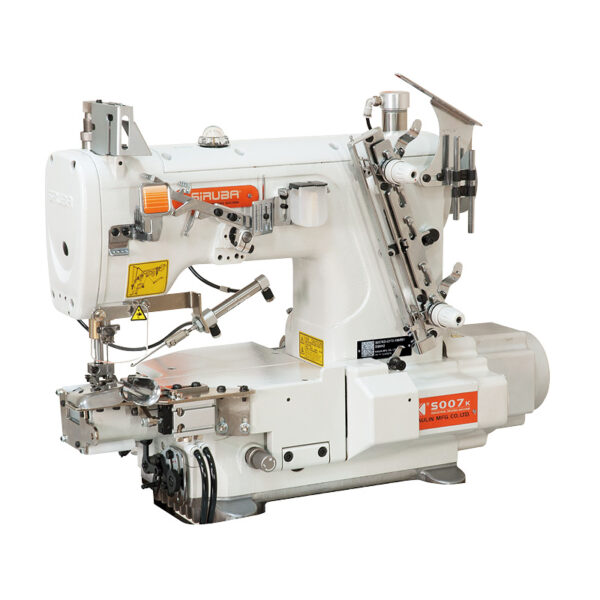 Máy trần đè Siruba S007K dòng S4 máy may lai quần bò mũi móc xích một kim